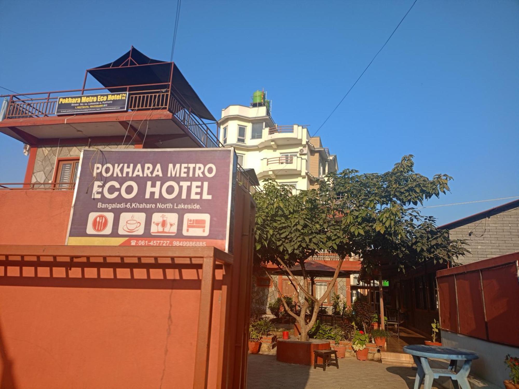 Pokhara Metro Eco Hotel Kültér fotó